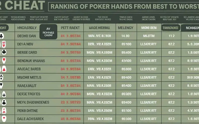 poker cheat sheet